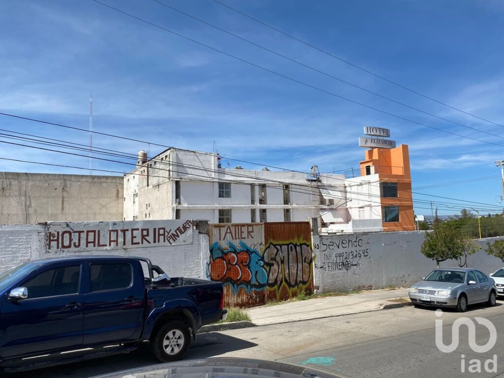 Terreno en venta Aguascalientes centro detrás de hotel Elizabeth