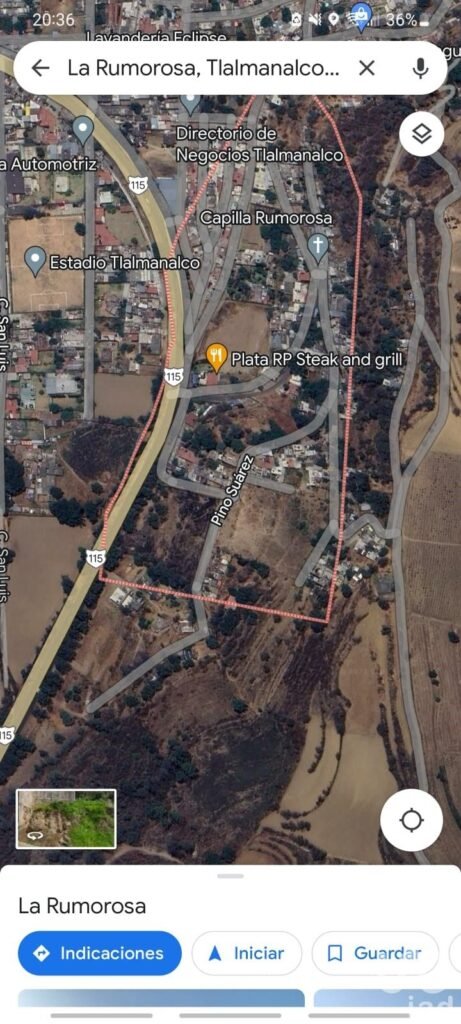 Terreno en venta en Tlalmanalco en Estado de México