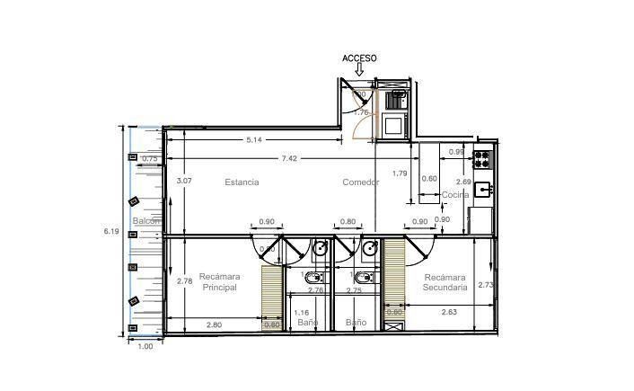 Departamento en venta en colonia Álamos Benito Juárez, CDMX