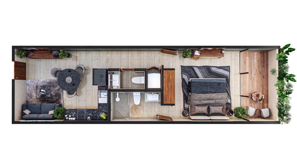 DEPARTAMENTO EN PREVENTA EN MERIDA PROPIEDAD GENERADORA DE INGRESOS RESORT CON MAS DE 20 AMENIDADES