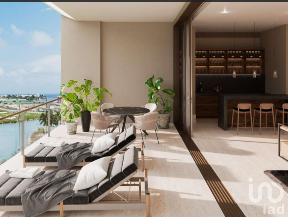 Departamento en venta 3 recámaras en Puerto Cancún