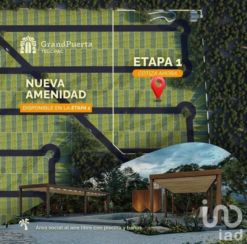 Pre-venta de Lotes en Yucatan, Grand Puerta Telchac - Etapa 1 de 4