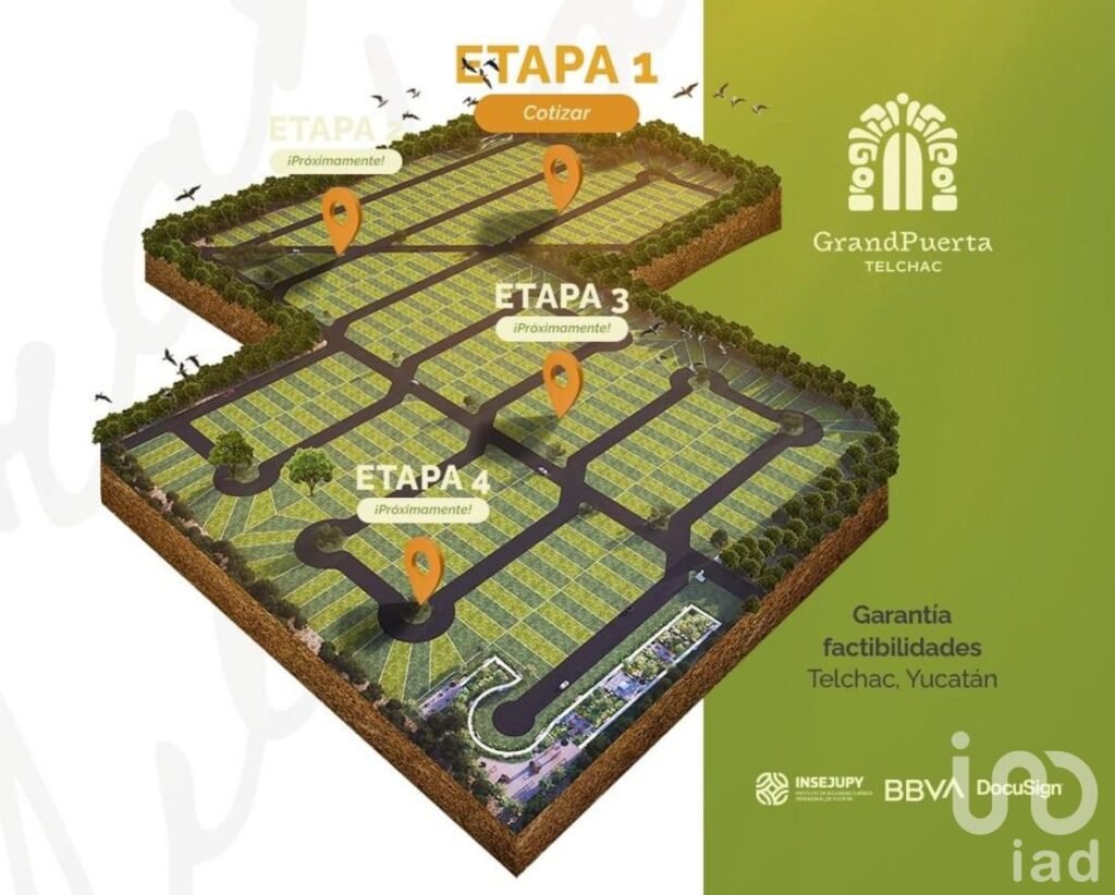 Pre-venta de Lotes en Yucatan, Grand Puerta Telchac - Etapa 1 de 4