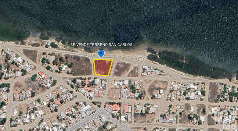 TERRENO FRENTE A PLAYA EN VENTA EN PUERTO SAN CARLOS BAJA CALIFORNIA SUR