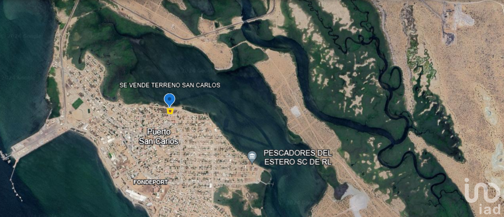 TERRENO FRENTE A PLAYA EN VENTA EN PUERTO SAN CARLOS BAJA CALIFORNIA SUR