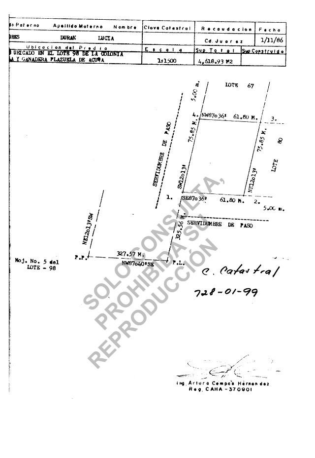 TERRENO EN VENTA POR K29