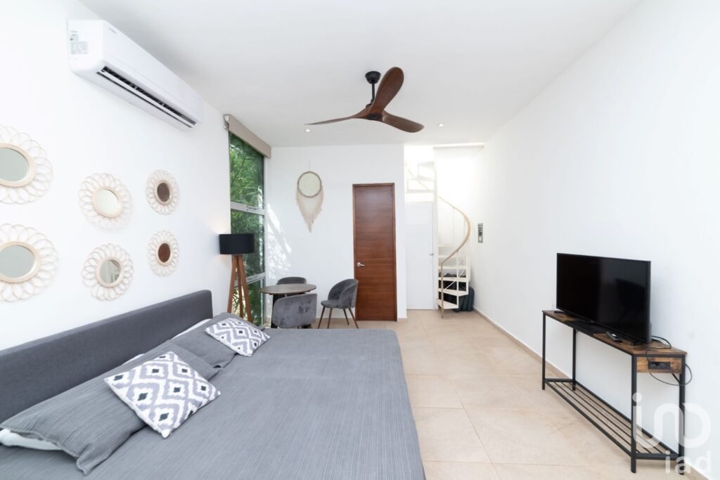 Estudio tipo Loft en Tulum con roof garden en RENTA!