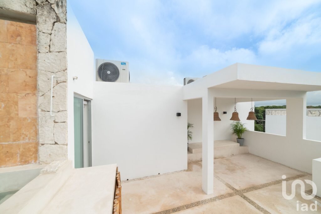 Estudio tipo Loft en Tulum con roof garden en RENTA!