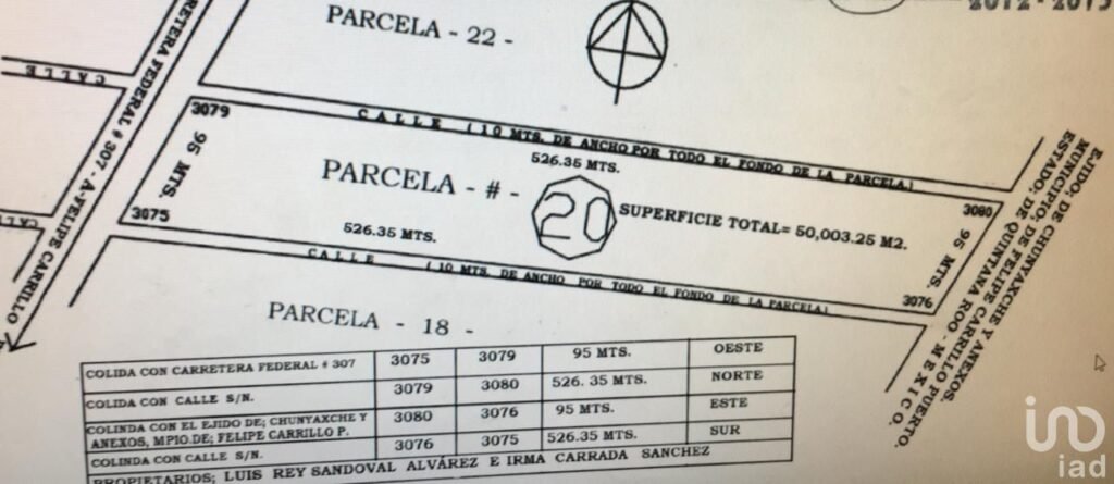TERRENO EN VENTA CARRETERA TULUM-CARRILLO PUERTO