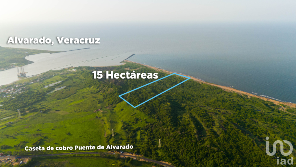 15 hectáreas para tu proyecto en Alvarado Veracruz