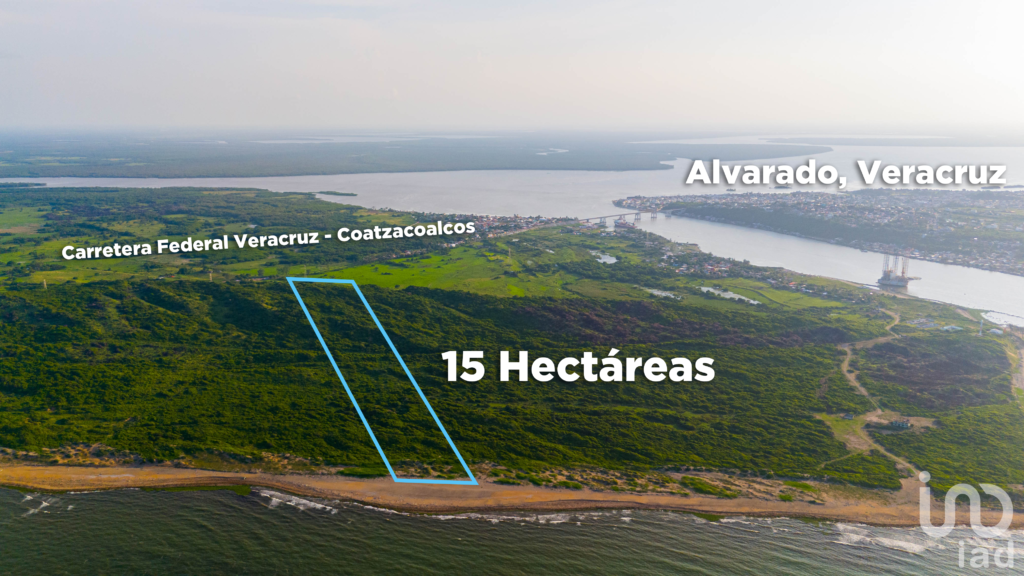 15 hectáreas para tu proyecto en Alvarado Veracruz