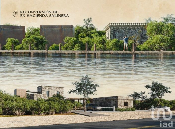 Venta de terreno frente al mar, en Santa Clara, Yucatán.