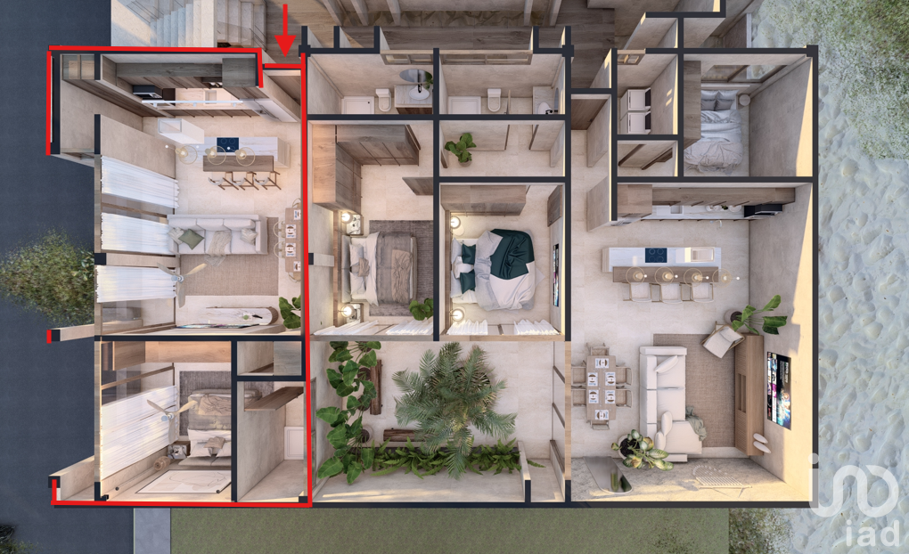 DEPARTAMENTOS EN VENTA, STUDIO Y DE 1, 2 o 3 RECAMARA(S) EN PRIVADA, CENTRO PLAYA DELCARMEN