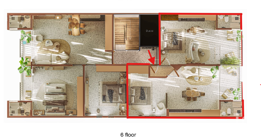 DEPARTAMENTOS LOCK OFF  EN VENTA, PLAYA DEL CARMEN CENTRO
