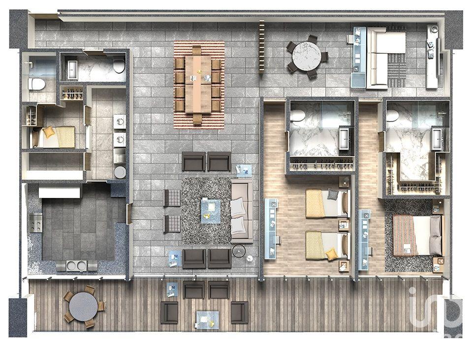 DEPARTAMENTO CON TERRAZA, EN VENTA, TORRE LUX, VIDALTA, BOSQUES DE LAS LOMAS, CDMX.