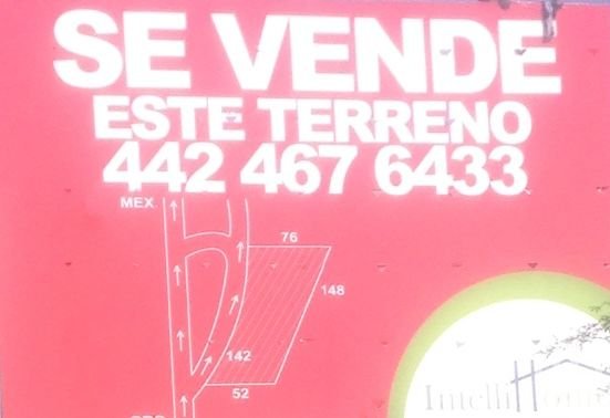 VENTA DE TERRENO AUTOPISTA SAN JUAN DEL RÍO QUERETARO