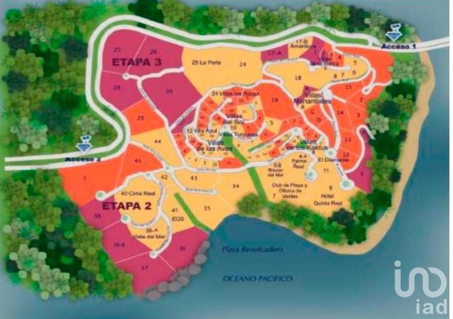 venta de lote en Residencial Real Diamante Acapulco Risco Vista al mar