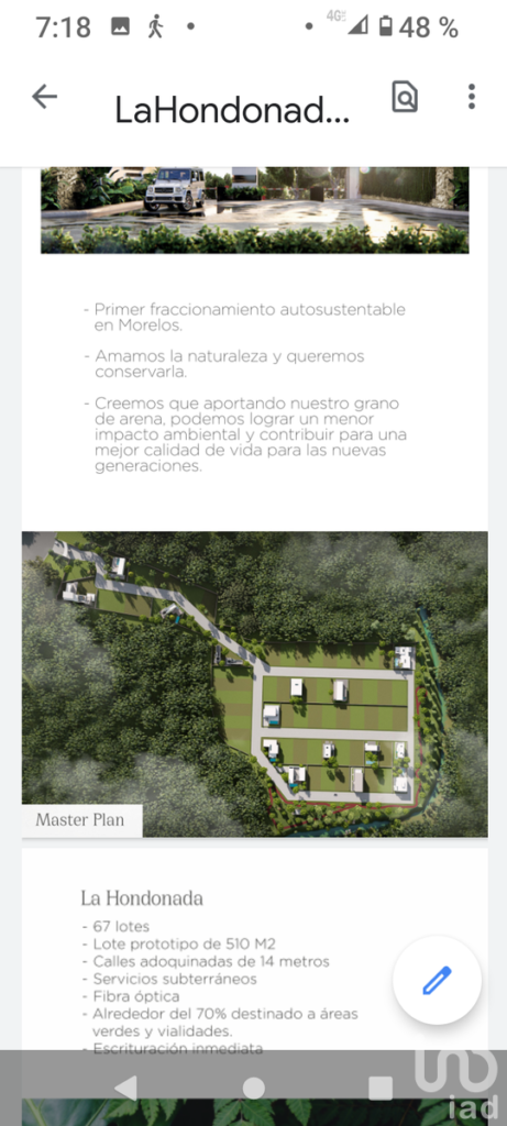 Venta Terrenos en Lomas de Cocoyoc