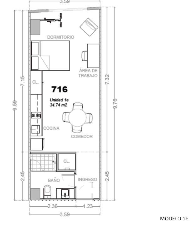 Dpto. tipo LOFT en Preventa Centro De Guadalajara, frente al Parque Morelos