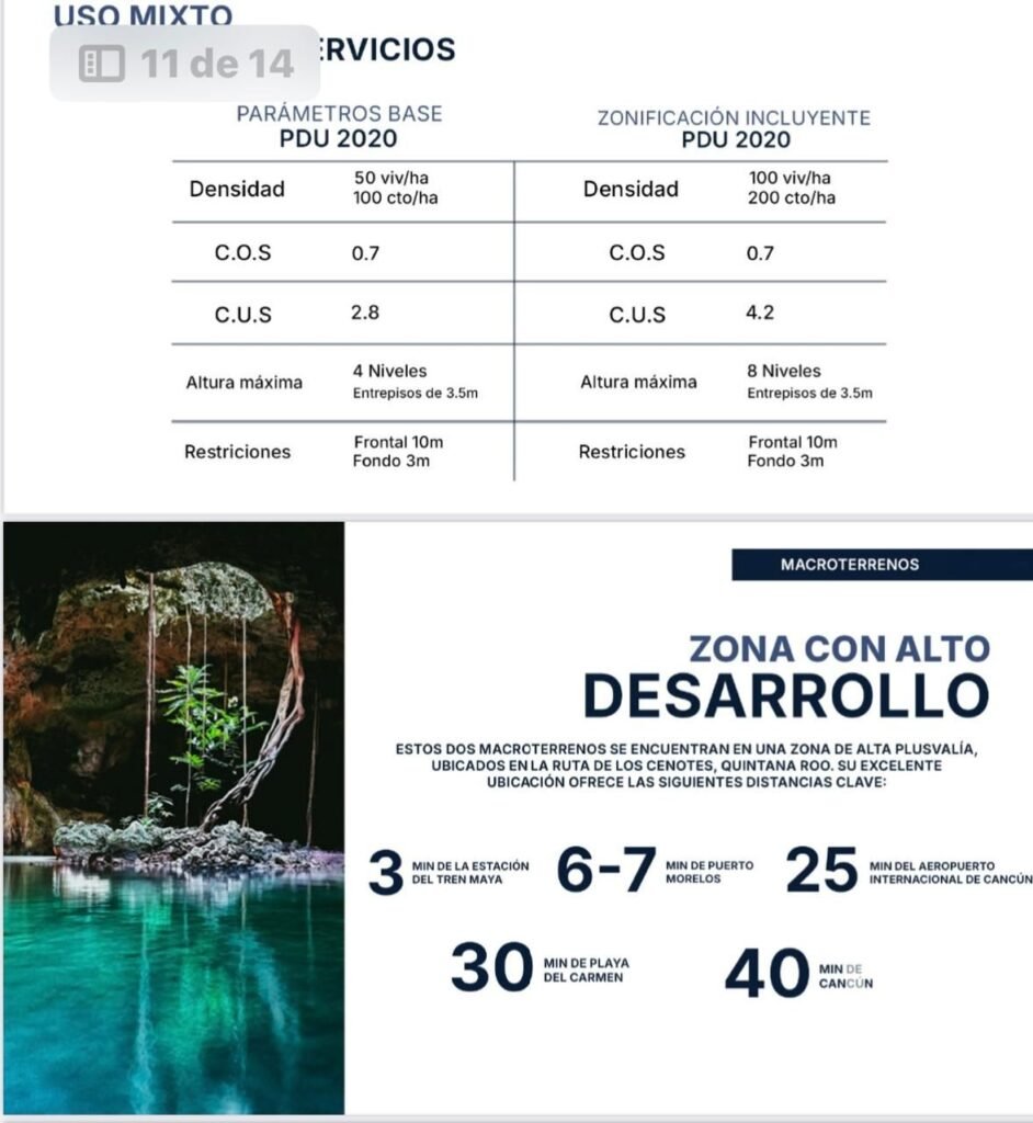 Macrolote 2 Ruta de los Cenotes Puerto Morelos