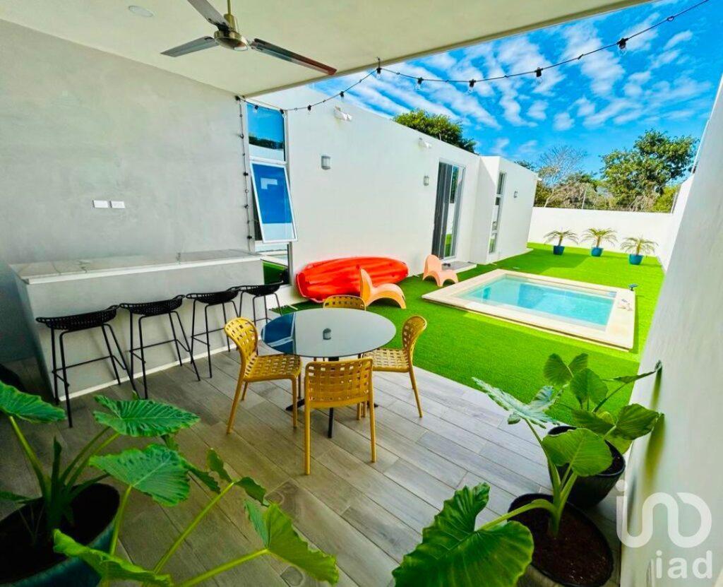 Casa de un piso en venta en Conkal, Yucatán.