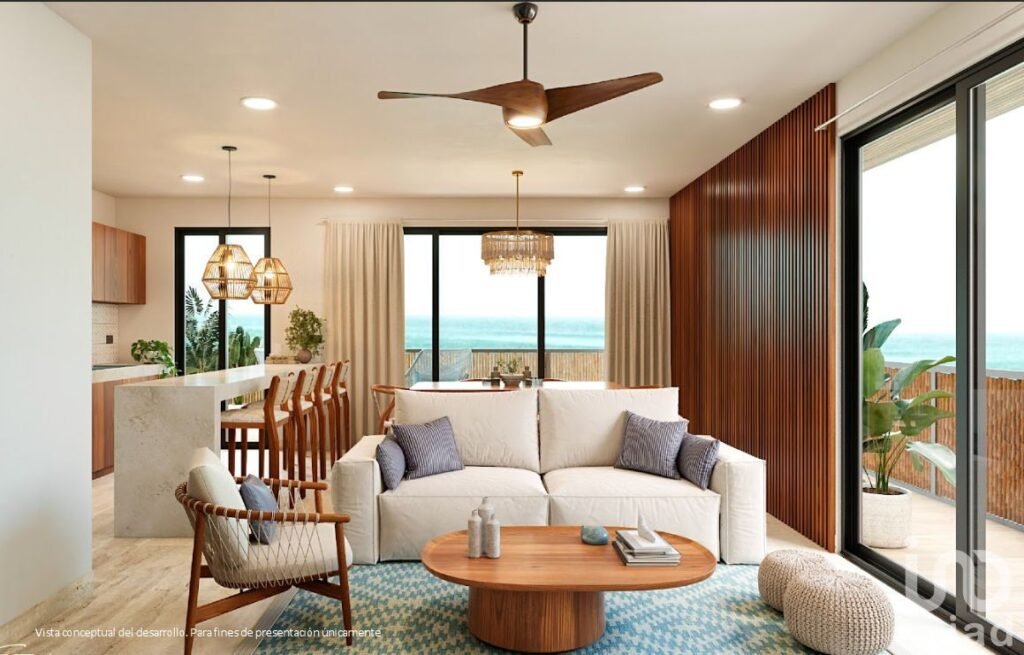 Tu Departamento Frente al Mar en Chuburná – 2 Recámaras con Vista Increíble