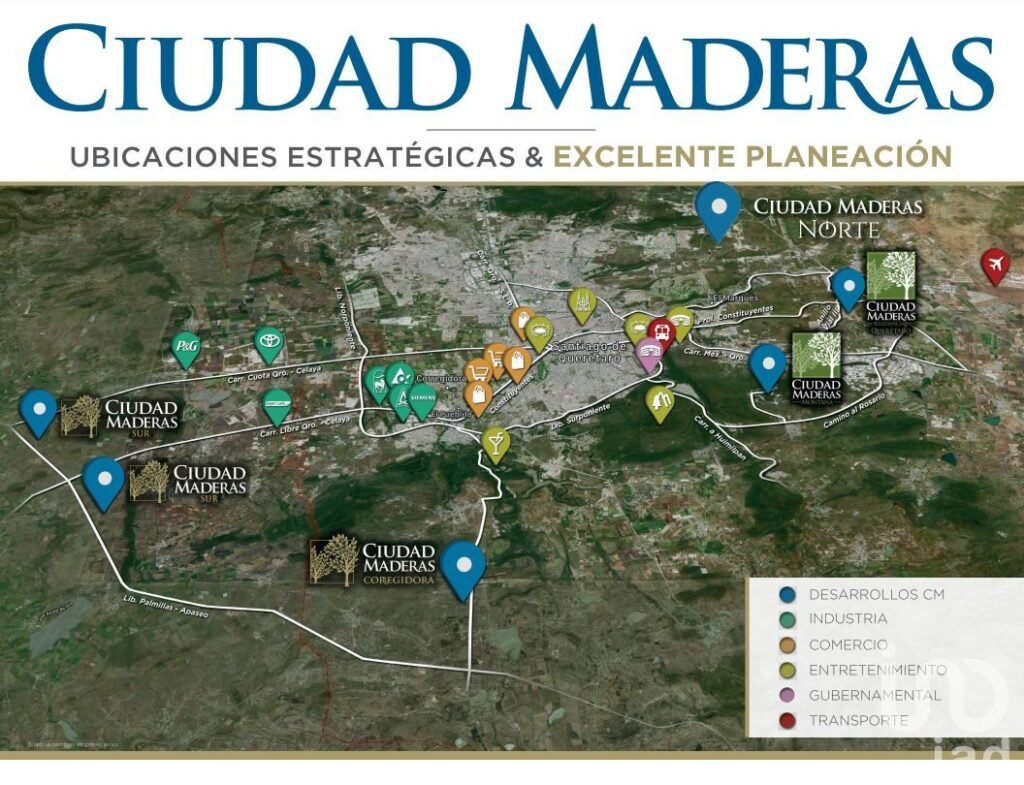 VENDO TERRENO PREMIUM EN CIUDAD MADERAS NORTE ENTRE ZIBATA Y EL AEREOPUERTO EN PRIVADA