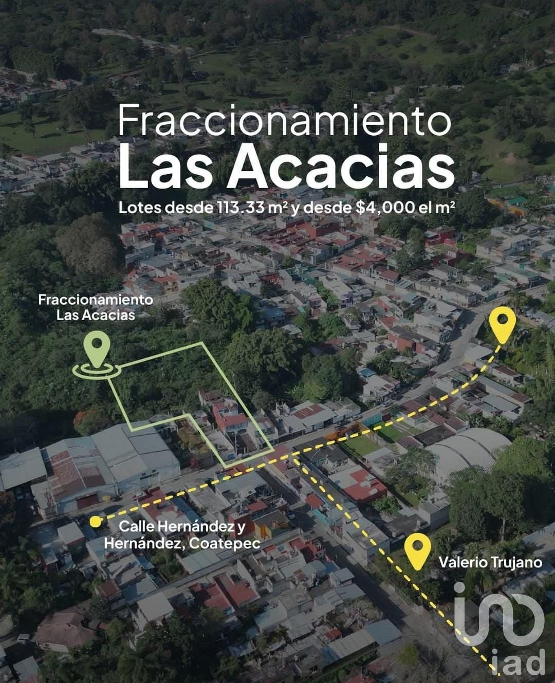 Venta de terreno 7 en Fraccionamiento en Coatepec