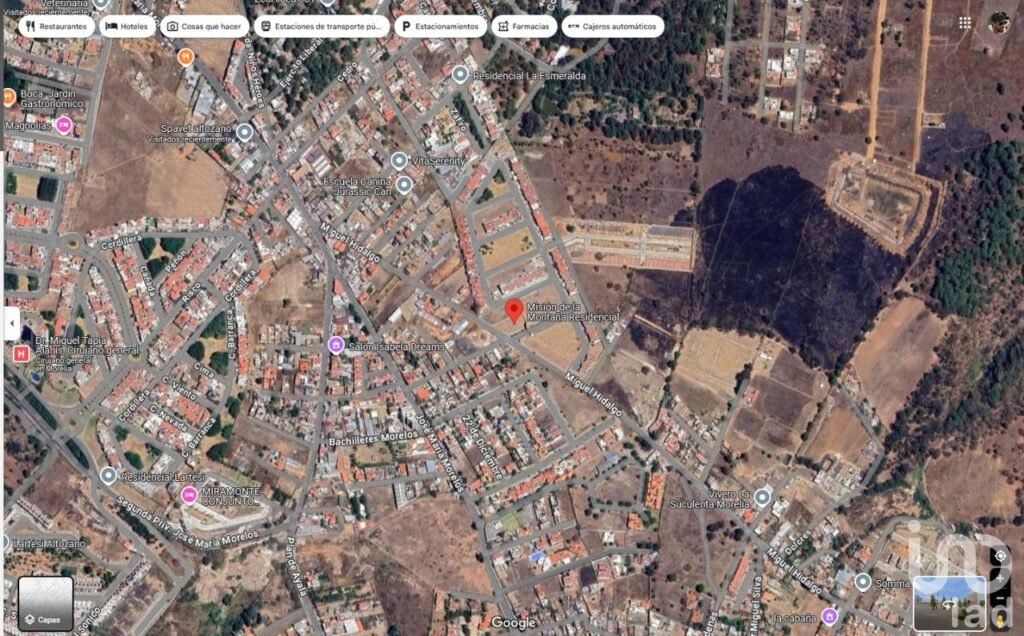 SE VENDE TERRENO PLANITO MISION DE LA MONTAÑA JESUS DEL MONTE MORELIA