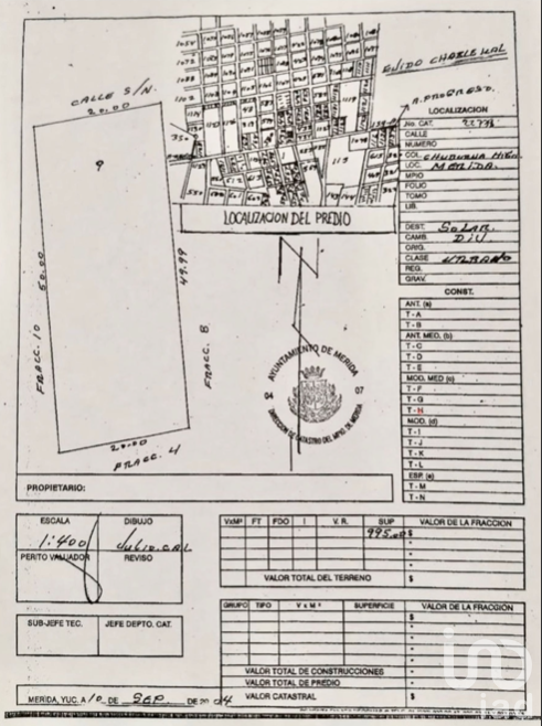 OPORTUNIDAD  TERRENO Dzitya 1000 metros