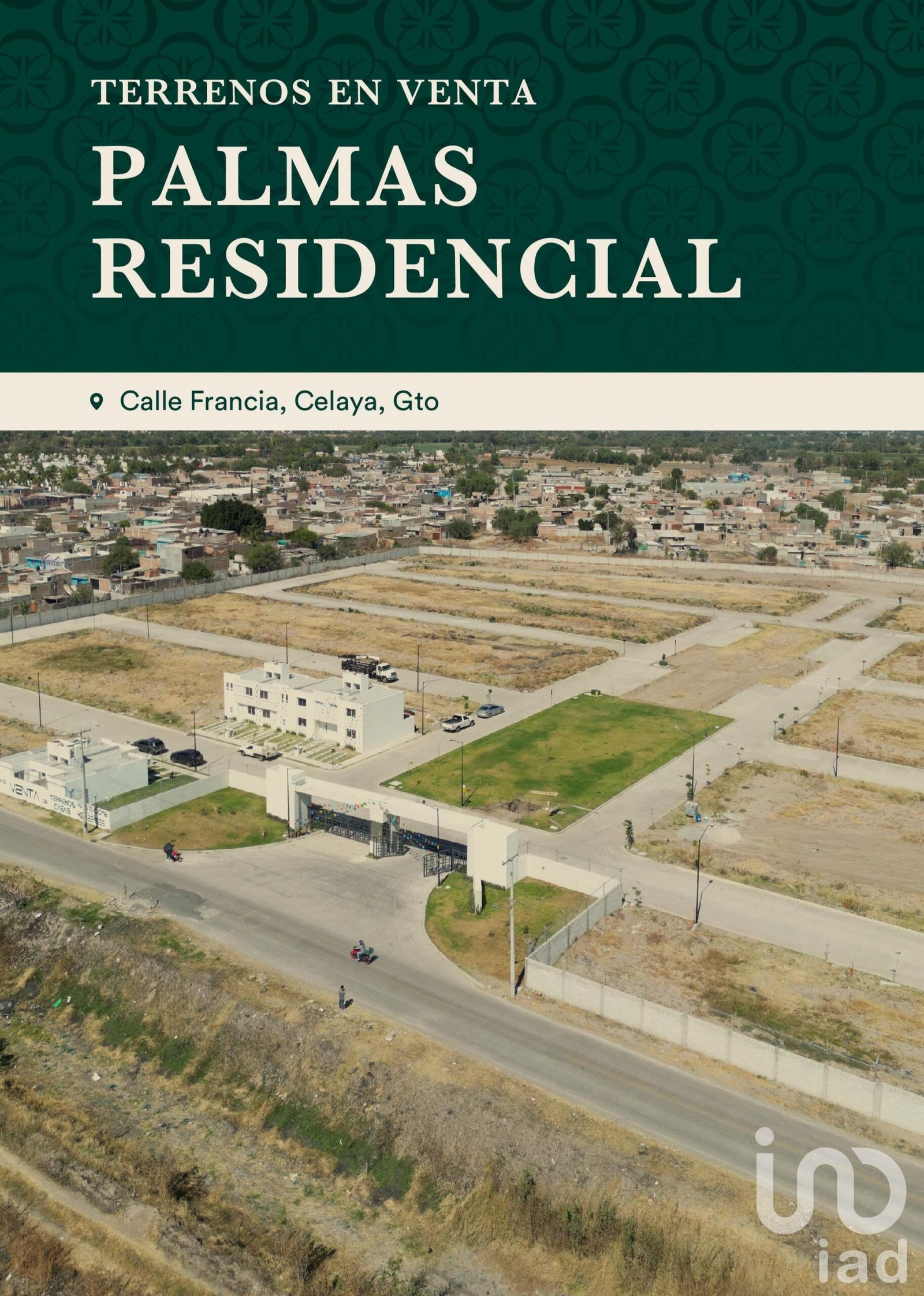 Terreno en venta en Celaya "Palmas residencial" por la zona Industrial, cerca de Gamesa, sabritas