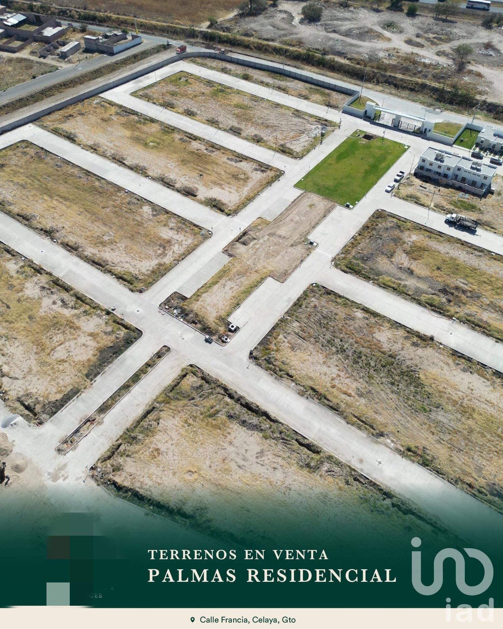 Terreno en venta en Celaya “Palmas residencial” por la zona Industrial, cerca de Gamesa, sabritas