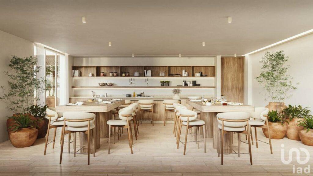 Venta de Departamento de una recamara de doble altura, en Temozón Norte, Mérida, Yucatán.