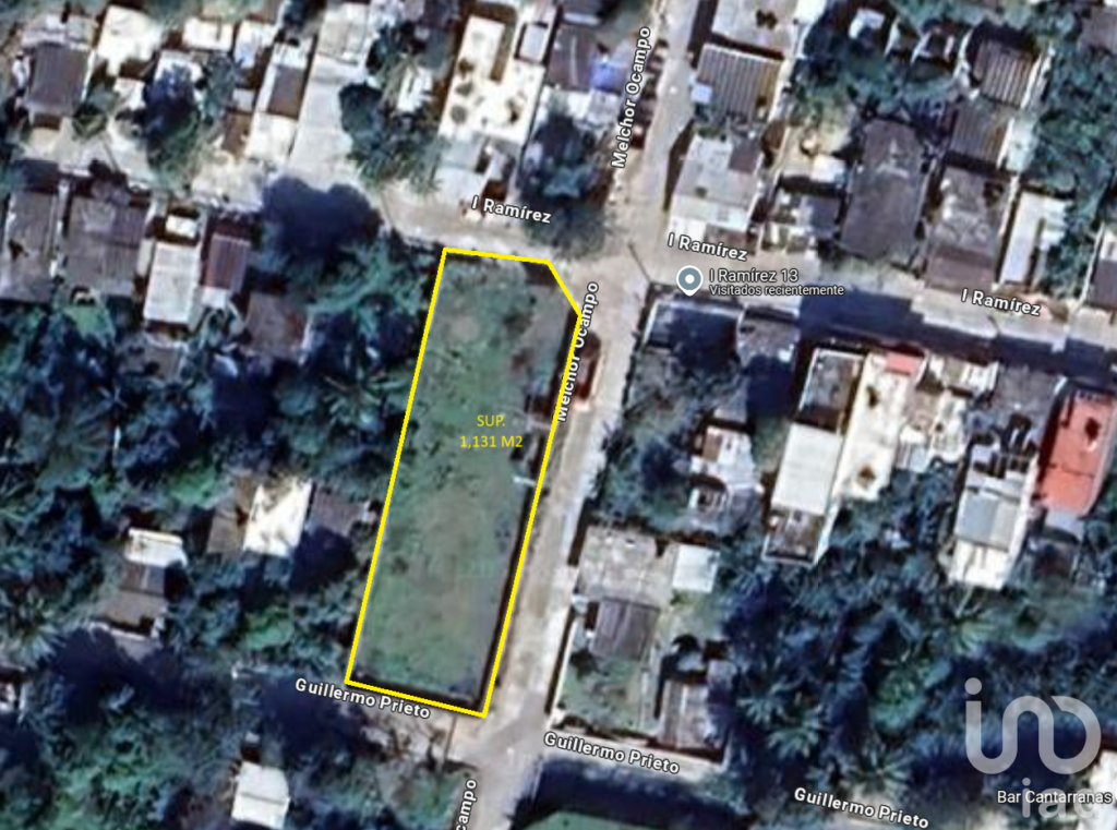 Terreno Urbano en Venta en Gutiérrez Zamora, Veracruz