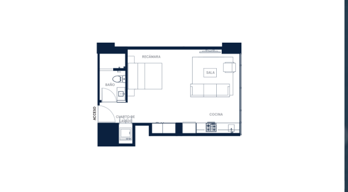 Loft en Renta Col. Roma Norte