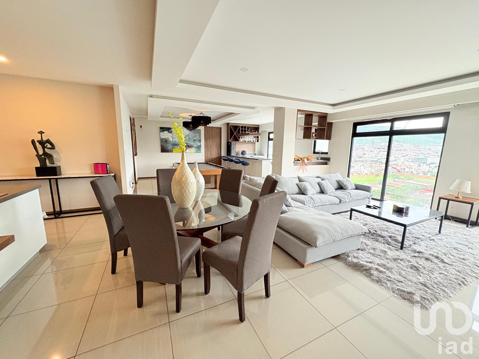 Se renta departamento amueblado,muy amplio en Residencial Dioon, Pachuca, Hidalgo,