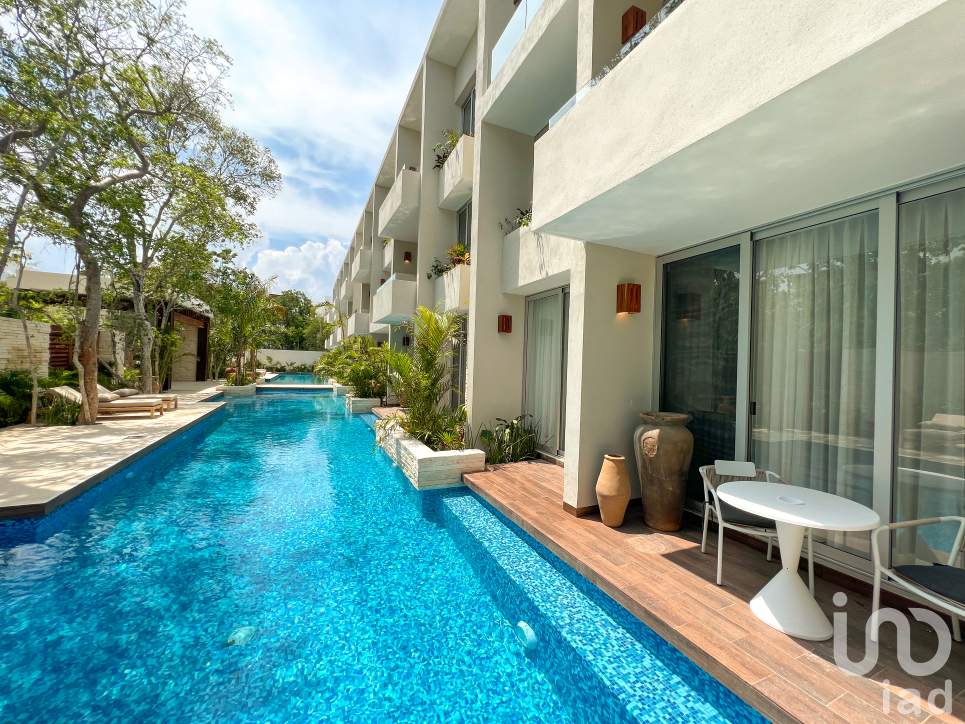 Departamento de Lujo en venta en Planta Baja y Jardín. Aldea Zamá, Tulum.