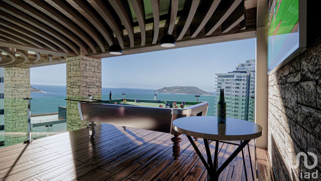 DEPARTAMENTO EN VENTA EN LA ZONA DORADA DE MAZATLAN