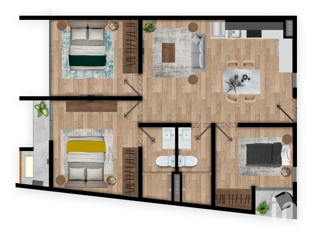 Departamento en Pre Venta de 3 recámaras en el centro de Monterrey espacio, plusvalía y rentabilidad