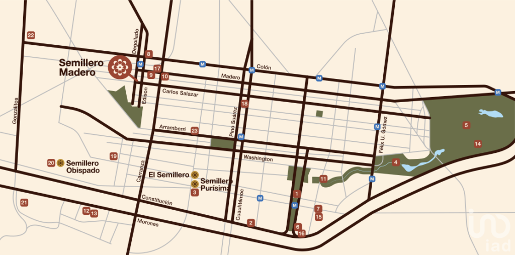 Departamento en preventa en Distrito Madero en el Centro de Monterrey 62.55 m2 - LockOff
