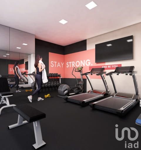 Departamento en preventa en Distrito Madero en el Centro de Monterrey 68.26 m2 - LockOff