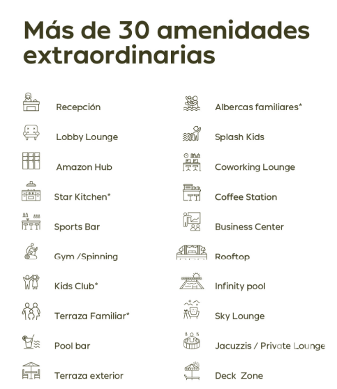 Departamento de Lujo con servicios de Resort en Cancún, 1.5 recamara, alberca Infinity