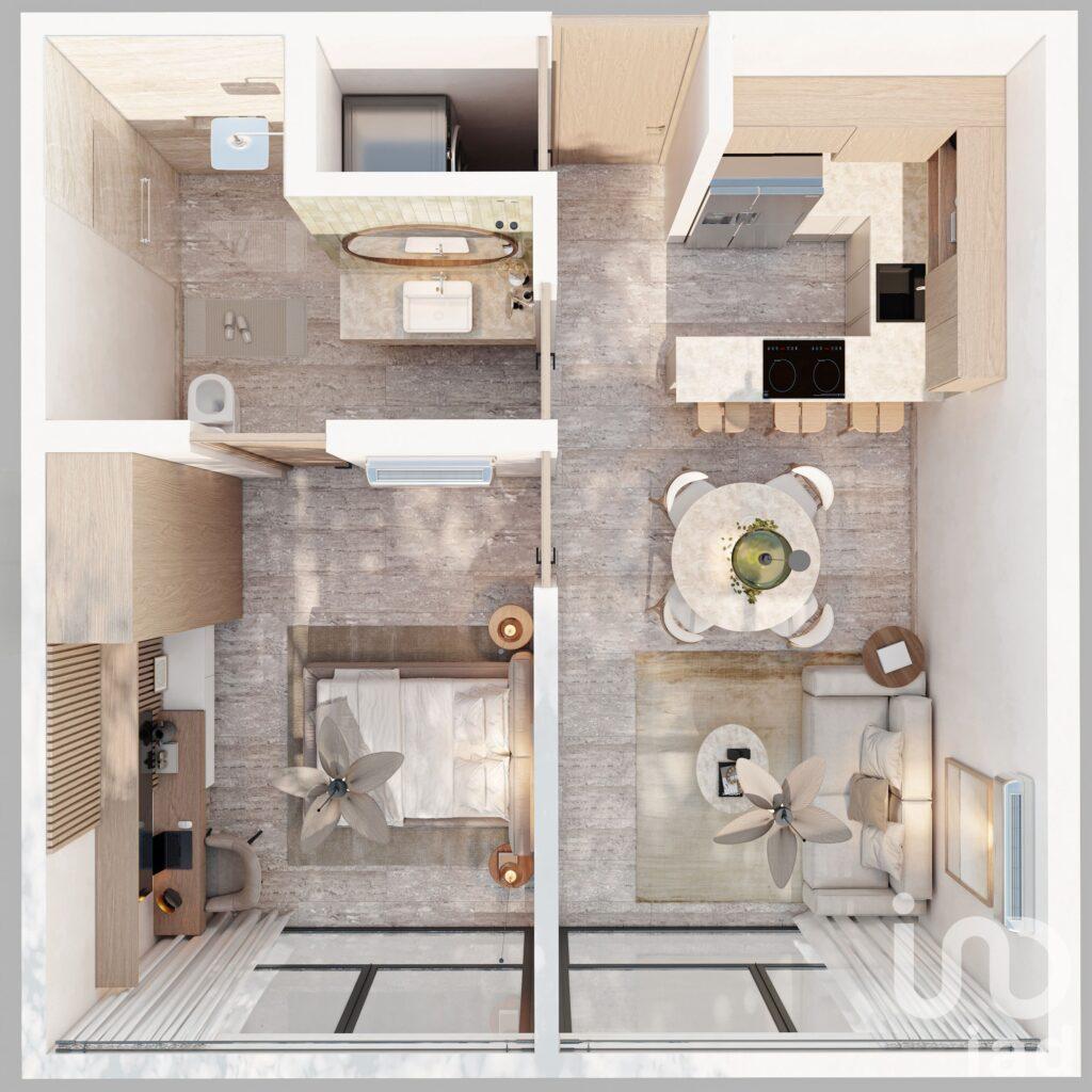 PREVENTA de departamentos de lujo, ubicados en  Dzityá al Norte de la Ciudad de Mérida. Una recamara