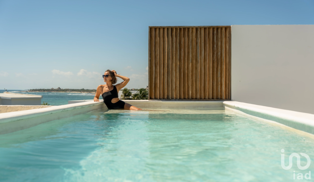 Departamento equipado Penthouse con vista al Mar en SantaMar Prime en Akumal Q.Roo