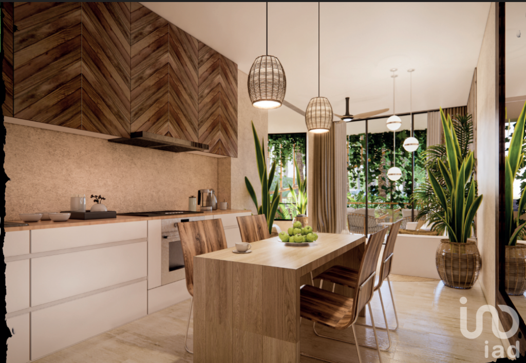 Departamento exclusivo en Campestre Cancún, 1 Recamara, Alberca, Estilo Tulúm en Cancún