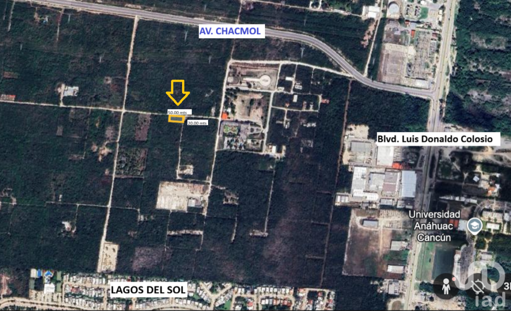 Terreno en Venta en Santa Ana, Cancún, 1000 m2, Bonfil, Escriturado