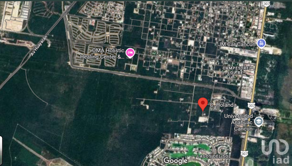 Terreno en Venta en Santa Ana, Cancún, 1000 m2, Bonfil, Escriturado