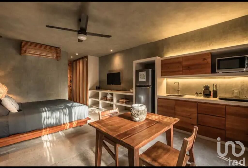 Estudio confortable en venta, La Veleta Tulum.