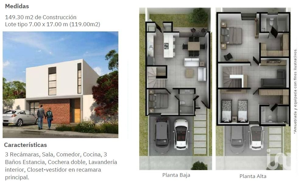 Exclusiva Residencia de 2 niveles dentro de Fraccionamiento en Zibatá, Querétaro