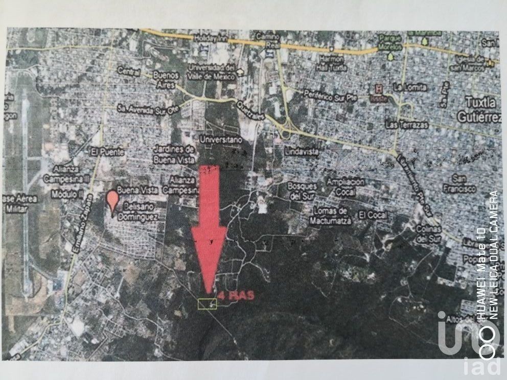 TERRENO EN VENTA DE 4.5 HECTAREAS EN LOMAS DE MATUMATZA, TUXTLA